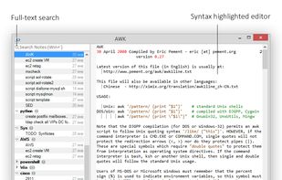 SynNotes screenshot 1