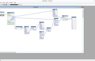 Build your synth by adding and connecting modules