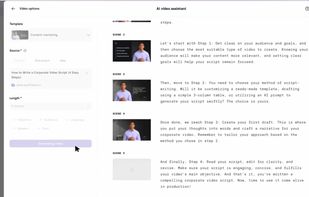Synthesia.io screenshot 2