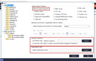 SysBud NSF to PST Converter screenshot 3