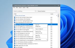 SysHardener screenshot 1