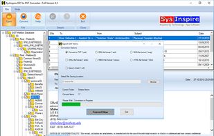 SysInspire OST to PST Converter screenshot 3