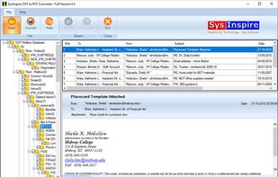SysInspire OST to PST Converter screenshot 2