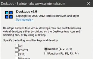 Sysinternals Desktops screenshot 1