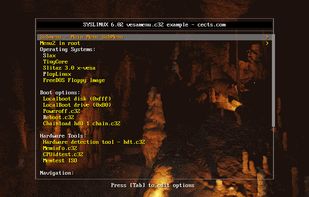Syslinux screenshot 2