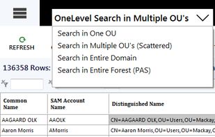 Change where to get results from after report has loaded!