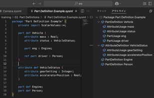 SysMLv2 Editor screenshot 2