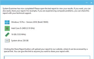 System Examiner screenshot 1