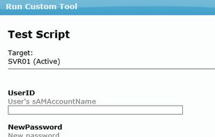 User input form fields, dynamically generated for your PowerShell, VBScript or other command-line tool.