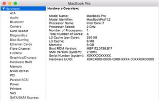 System Information page