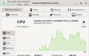 System Monitoring Center screenshot 1