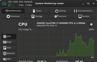 System Monitoring Center screenshot 1