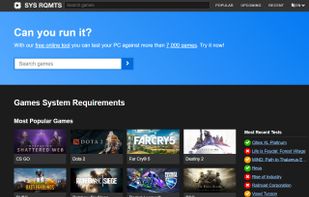 System Requirements screenshot 1