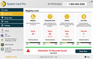 SystemCarePro screenshot 2