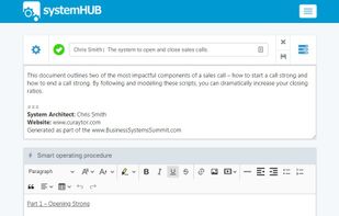 systemHUB screenshot 2