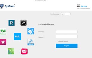 SysTools AOL Backup screenshot 1