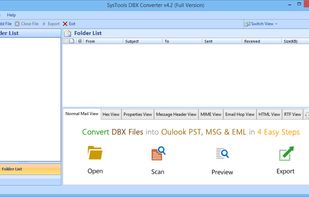 SysTools DBX Converter screenshot 1