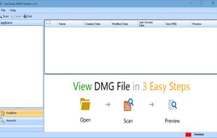 SysTools DMG Viewer screenshot 1