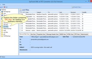 SysTools EML to PST Converter screenshot 1