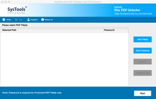 Launch the Mac PDF Unlocker Tool.