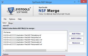 SysTools NSF Merge screenshot 3