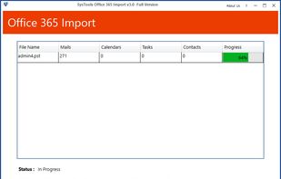SysTools Office 365 Import screenshot 3