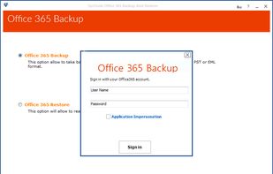 SysTools Office 365 Restore screenshot 1