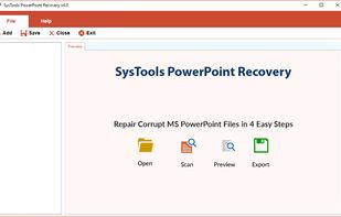SysTools Powerpoint Recovery screenshot 1