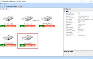 Now software provides two modes of data recovery.
