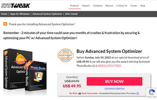 Systweak Advanced System Optimizer screenshot 1