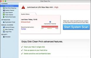 Systweak Disk Clean Pro screenshot 1