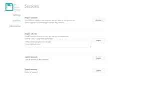 Tab Session Manager screenshot 2