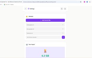 Whitelist: protect key sites from suspension