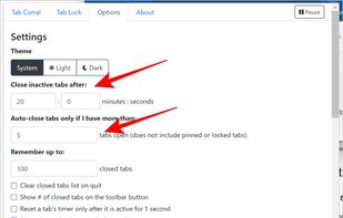 Tab Wrangler screenshot 1