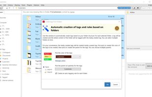 Create tags from folders