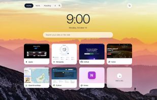 Your sites on every new tab, in groups