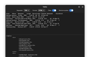 Tabëla screenshot 2