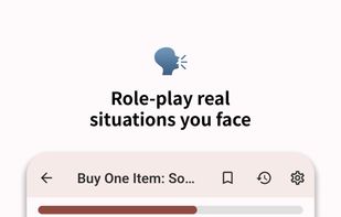 Role-play real situations you face