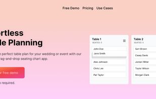 Tableplan.io screenshot 1