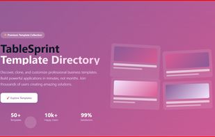 Access TableSprint Templates https://www.tablesprint.com/Templates