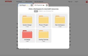 You can access your Workspaces at any time by opening the Magic Panel and pressing "W"