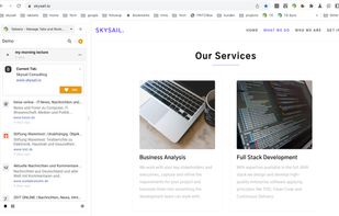 Tabsets in your browser's sidepanel
