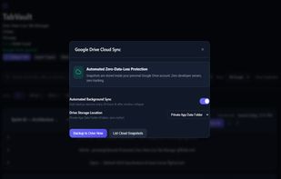 TabVault screenshot 2