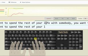 Tach Typing Tutor screenshot 1
