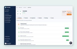 TAGGRS dashboard overview