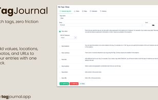 TagJournal screenshot 1