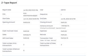 Tagrain POS screenshot 1