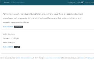 Taguette screenshot 1