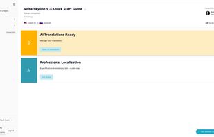 AI translation and Professional Localization side by side