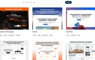 Browse free tailwindcss templates